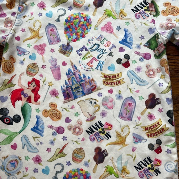 MK Clothing Disney Icon Never Grow Up Pajamas - Picture 14 of 15